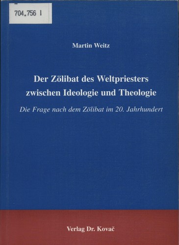 Der zölibat des weltpriesters - der,