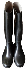 wie Neu Reiterstiefel Stiefel Reiter Gummistiefel- Gr. 41- MADE IN ITALY-SWARRZ