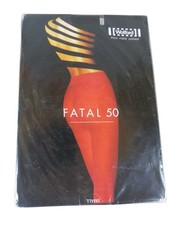 Wolford Fatal 50 Strumpfhose Gr S 38-40 moccaTights nahtlos matt 50 DEN Neu (WM)
