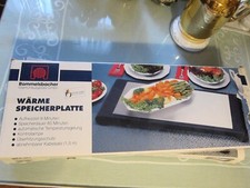 ROMMELSBACHER WPS 857 Warmhalteplatte elektrisch Schwarz / Edelstahl OVP