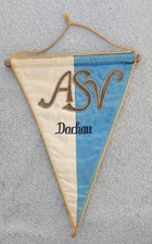 Fussball gestickter Wimpel:   ASV Dachau