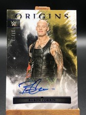2023 WWE Panini Chronicles Baron Corbin Origins Auto Blue /49 #OA-BCB