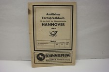 Amtliches Fernsprechbuch für den Bezirk der Oberpostdirektion Hannover 1949