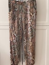 Zara Sommer Hose Snake Print