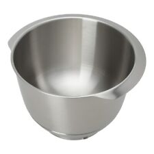 Rührschüssel Edelstahl teilpoliert für Bosch MUM5 Küchenmaschine