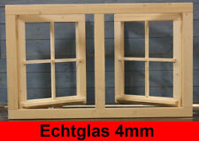 Gartenhausfenster 111x68cm Glas Doppelfenster  Werkstatt Carport DFE111684FEDRDR