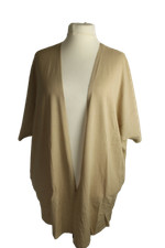 Sheego damen strickjacke - strickjacke, beige