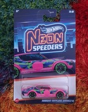Hot Wheels Nissan Skyline 2000GT-R 3/8 Neon Speeders 2024 1:64 Modellauto Pink