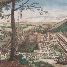 Guckkastenbild Schloß