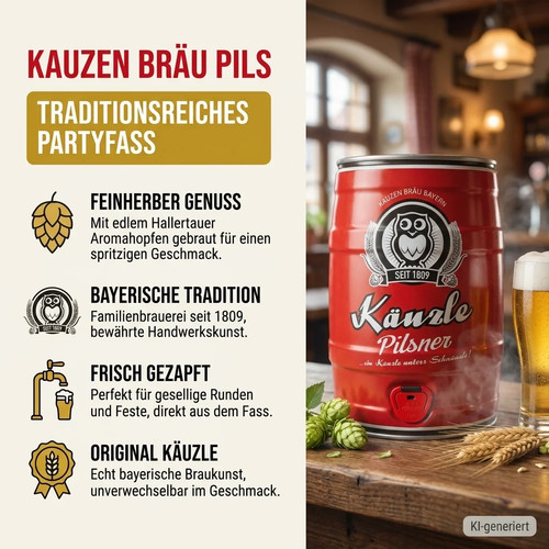 Käuzle pilsner partyfass - pilsner,