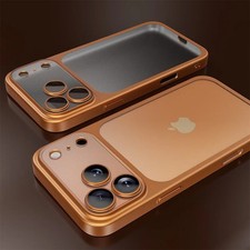 Luxus Matte Hülle für iPhone 17 16 15 14 13 12 11 Pro Max Kamera Schutz Case