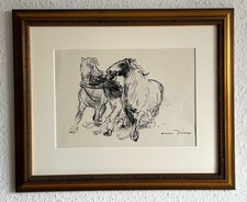 Otto Dill, Bauer zwei Pferde