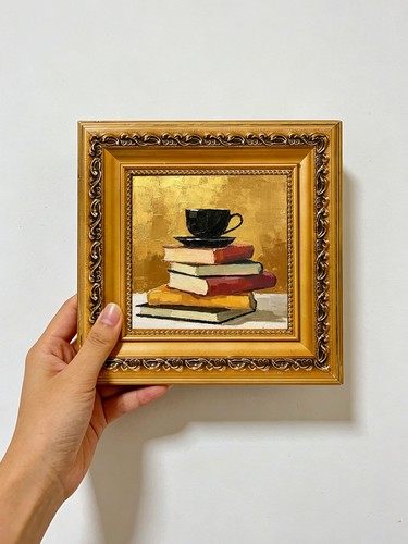 Buchstapel kaffeetasse holz - buchstapel,