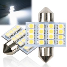 31mm Innenraumbeleuchtung Birnen 16LED Standlicht Autolampen Sofitte 6000K Weiß