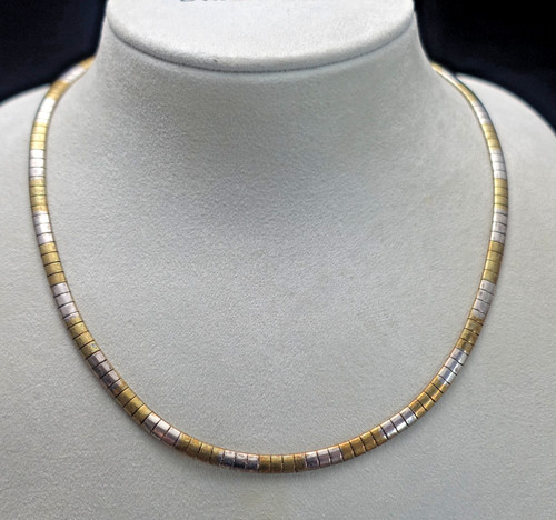 Zweifarbiges bicolor collier - zweifarbiges,