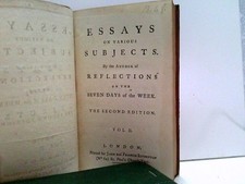 Essays on Various Subjects. By