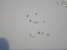 11 light multi colour Saphire rund facet ca 1,5 mm aus obigem Lot aus Sri Lanka