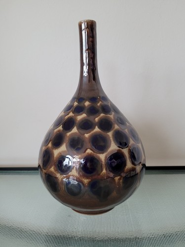 Flaschenvase pfauenauge von - pfauenauge,