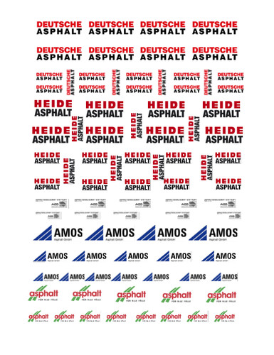 Decal deutsche asphalt für - "deutsche, asphalt"