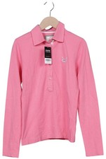 SANSIBAR Poloshirt Damen Polohemd Shirt Polokragen Gr. S Baumwolle Pink #xkmny52