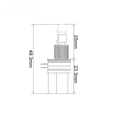 Gitarrenpotentiometer b50k - gitarrenpotentiometer,