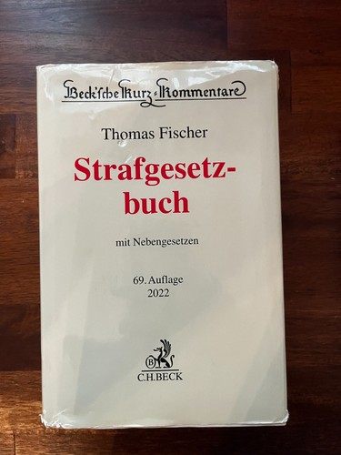 Thomas fischer strafgesetzbuch - thomas,