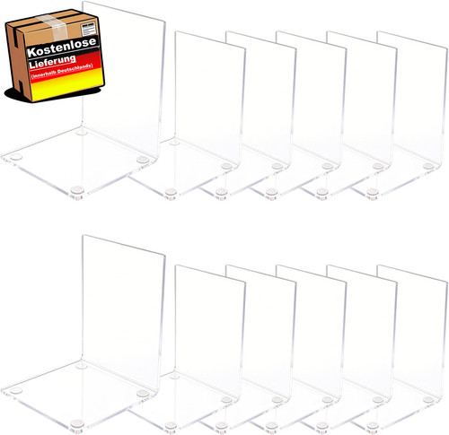 Buchstützen set acryl - buchstützen,