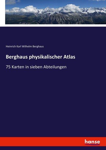 Berghaus physikalischer atlas - physikalischer,