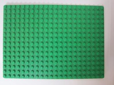 Lego Bauplatte, Grundplatte, Platte, gebraucht 17,5 x 12,5 cm in grün, Bauplatte