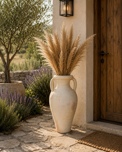 Amphore terracotta xxl unikat - terracotta,