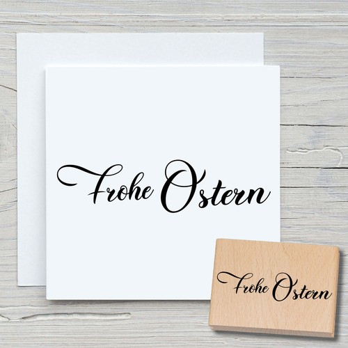 Stempel frohe ostern - frohe,