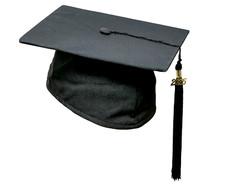 Doktorhut College inkl. Hutquaste und aktueller Jahrgangszahl