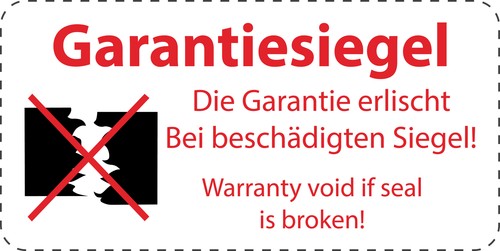 Void sicherheitssiegel - void,