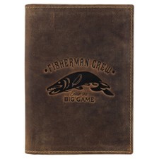 Greenburry Vintage Fisherman Crew Ausweismappe Angelschein Etui 328B-FC-Pike