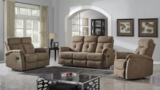 3tlg. Relaxsofa-Set mit 5
