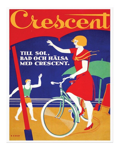 Vintage fahrrad wandkunst - vintage,