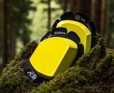 SK Sliders Holzknieschleifer, Knieschleifer aus Holz mit Titan = Funken / Sparky