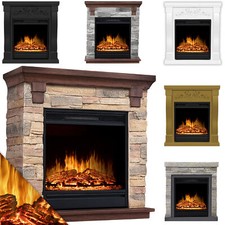 KESSER® Elektrokamin Elektrischer Kamin Heizlüfter Stand Ofen Heizung Heizgerät