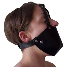 BDSM Bondage Leder Maulkorb