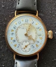 Antike Gold Armbanduhr WALTHAM