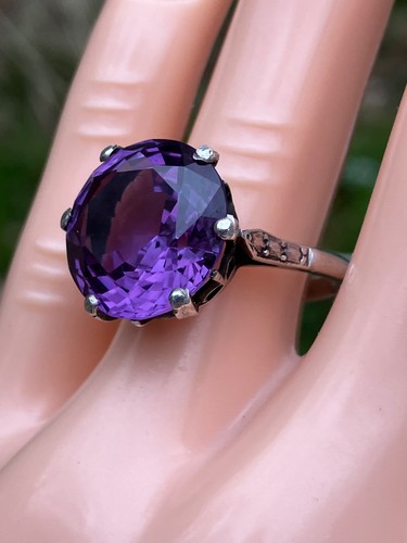 Amethyst farbe bis blau - 8,