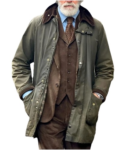 Barbour border wachsjacke - border,