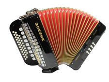 Handharmonika , Akkordeon , Hohner Norma IV de Luxe, C-F, neuwertig