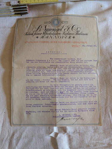 Dokument ist ein - , historisches