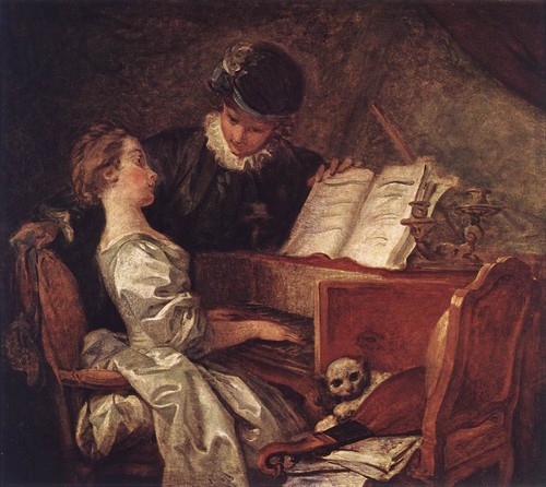 Fragonard musikunterricht - fragonard,