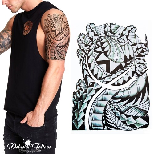 Tribal maori temporäres - tribal,