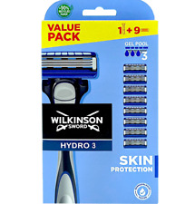 Wilkinson Hydro 3 Skin Protection Rasierer + 9 Ersatzklingen Neu +OVP