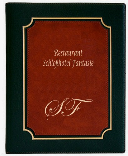 Speisekarten mit logo - mit,