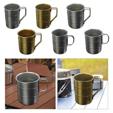 Edelstahl-Campingbecher mit