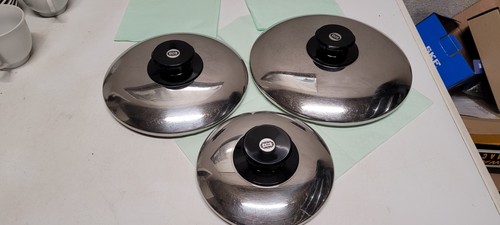 Amc 3er set edelstahl - 3er, edelstahl-deckel